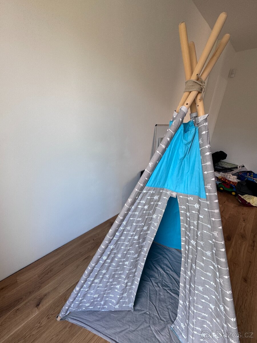 Ručně šitý TeePee stan pro děti - 2