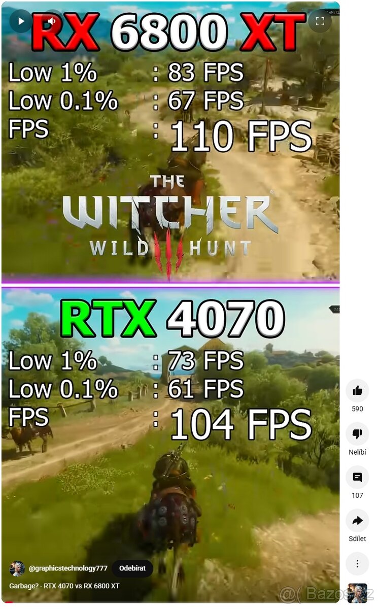 Herní PC - 14 jader, AMD RX 6800 16GB ( výkon RTX 4070) - 2