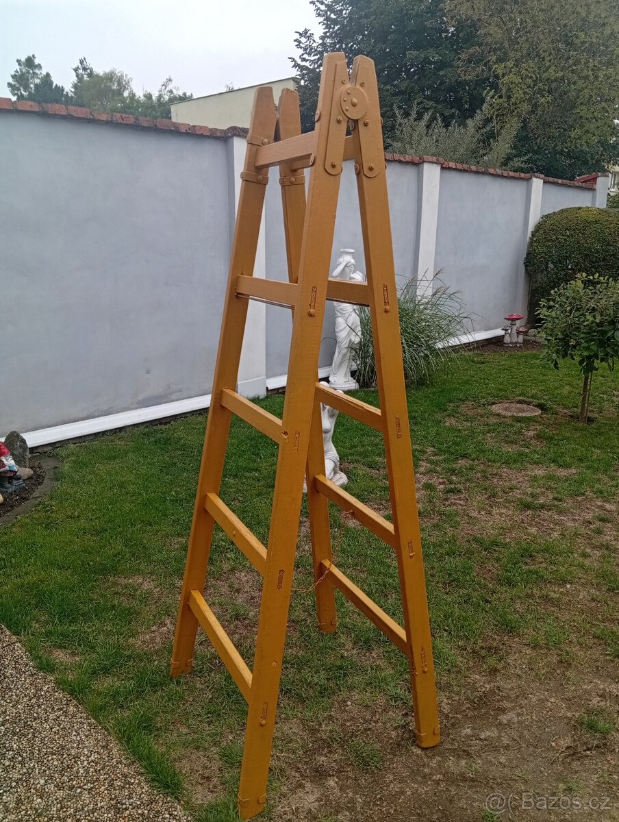 Dřevěný žebřík - 2
