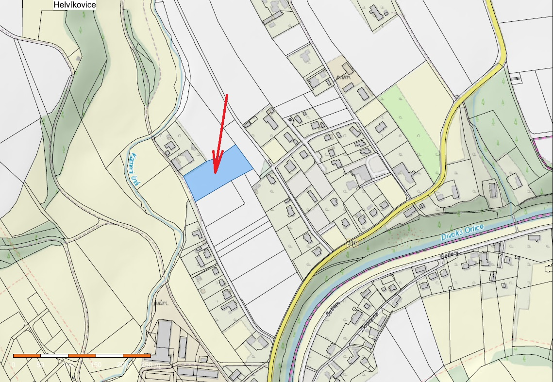 Prodej pozemku k bydlení Helvíkovice - Žamberk - 2