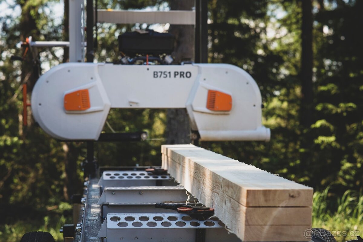 Pásová pila Logosol B751 PRO s elektrickým motorem 8 kW - 2