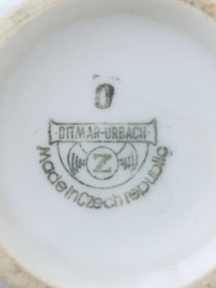 Starožitná porcelánová miska Ditmar Urbach - 2
