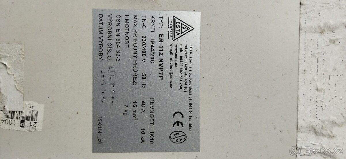 Elektrický rozvaděč, Elektrická skříň na elektroměr - 2