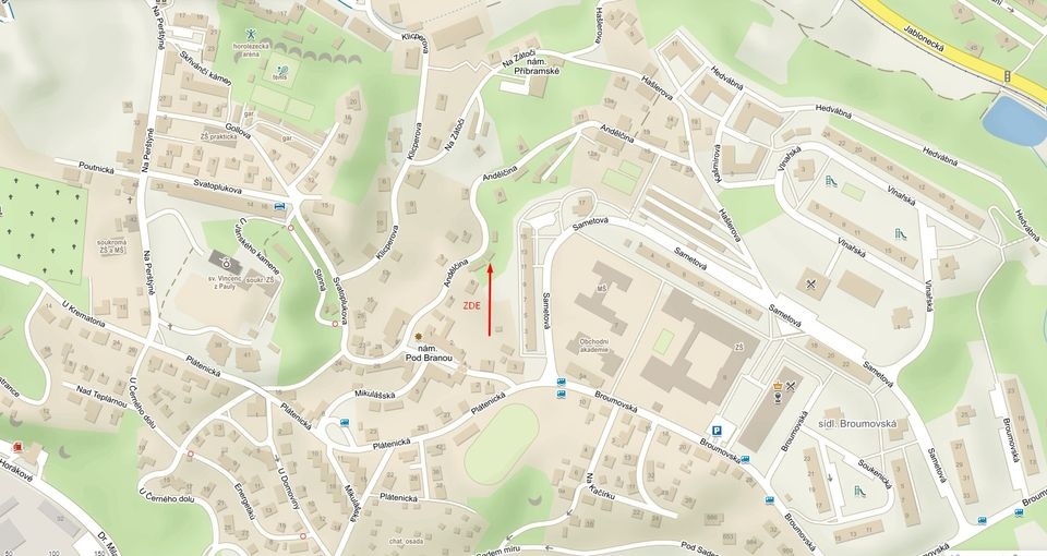 Pronájem garáže 16m2 Broumovská/Perštýn - 2