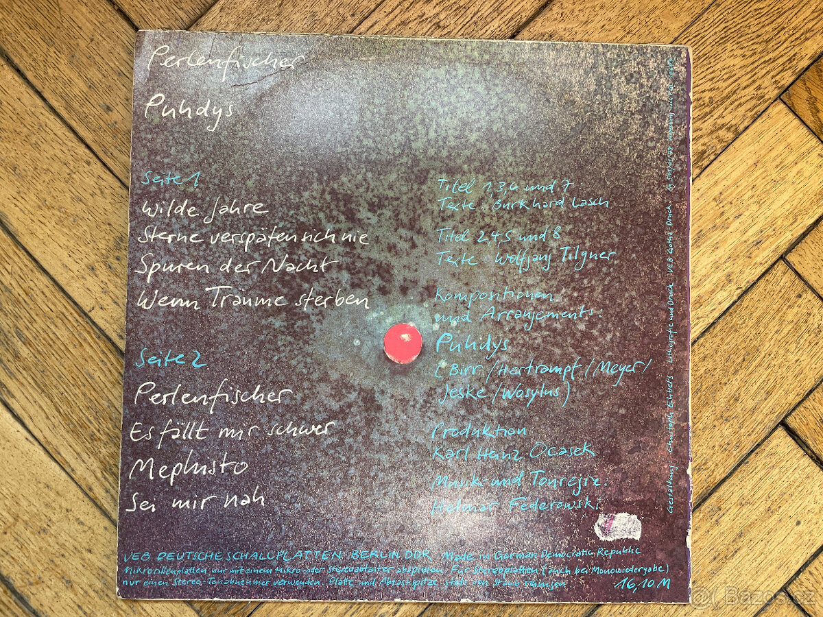 LP deska PUHDYS Perlenfischer - 2