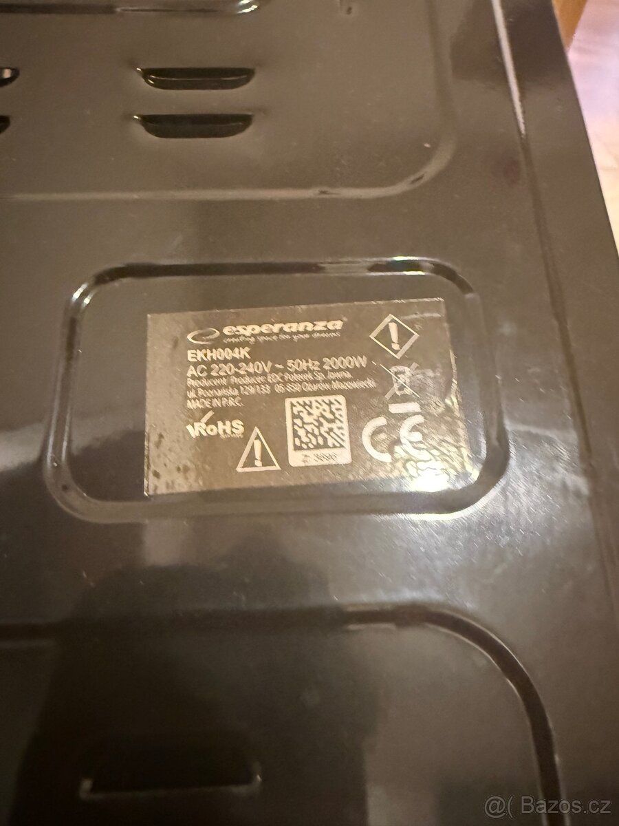 Elektrický plotýnkový vařič / sporák - 2