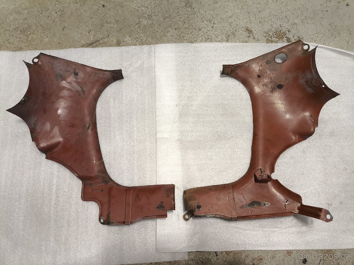 Podsedlové plechy JAWA, ČZ - 2