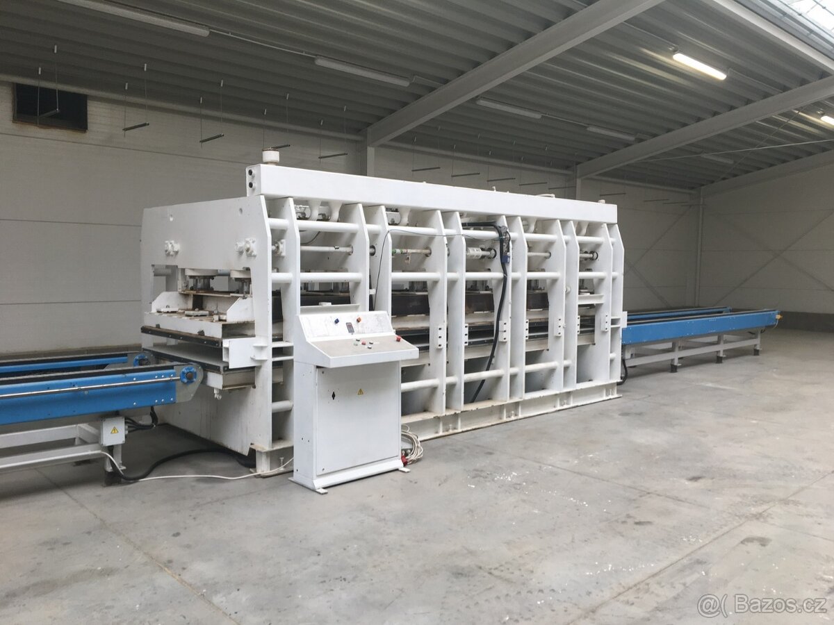 Průběžný dýhovací lis ORMA - 5100 x 1400 mm - 2