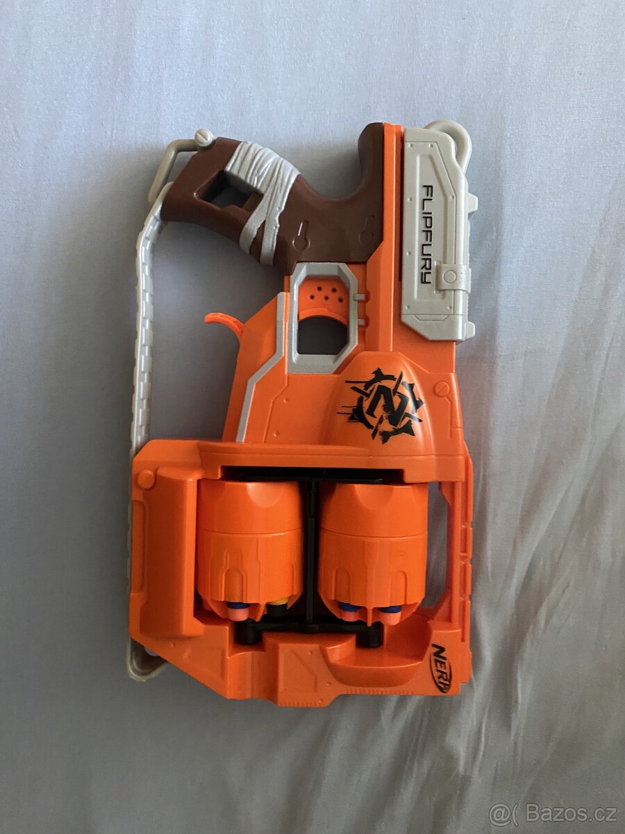 NERF Flipfury - dva zásobníky - top stav - 2