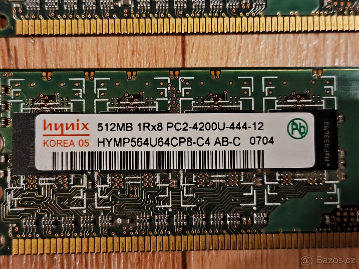 Operační paměť RAM DDR2 1024MB, 533MHz, 2x512MB - 2