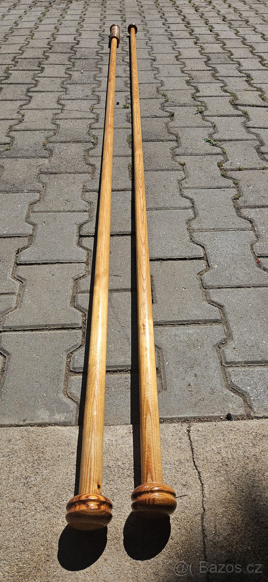 Garnyz - Drevena - 265cm - 2 kusy - 2