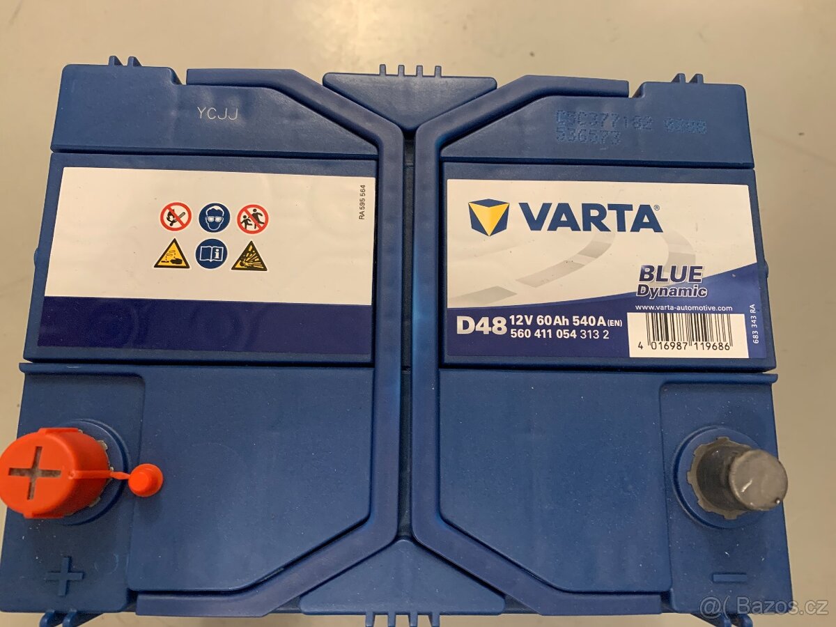 Baterie Varta D48 12V 60 Ah 540A (EN) - 2