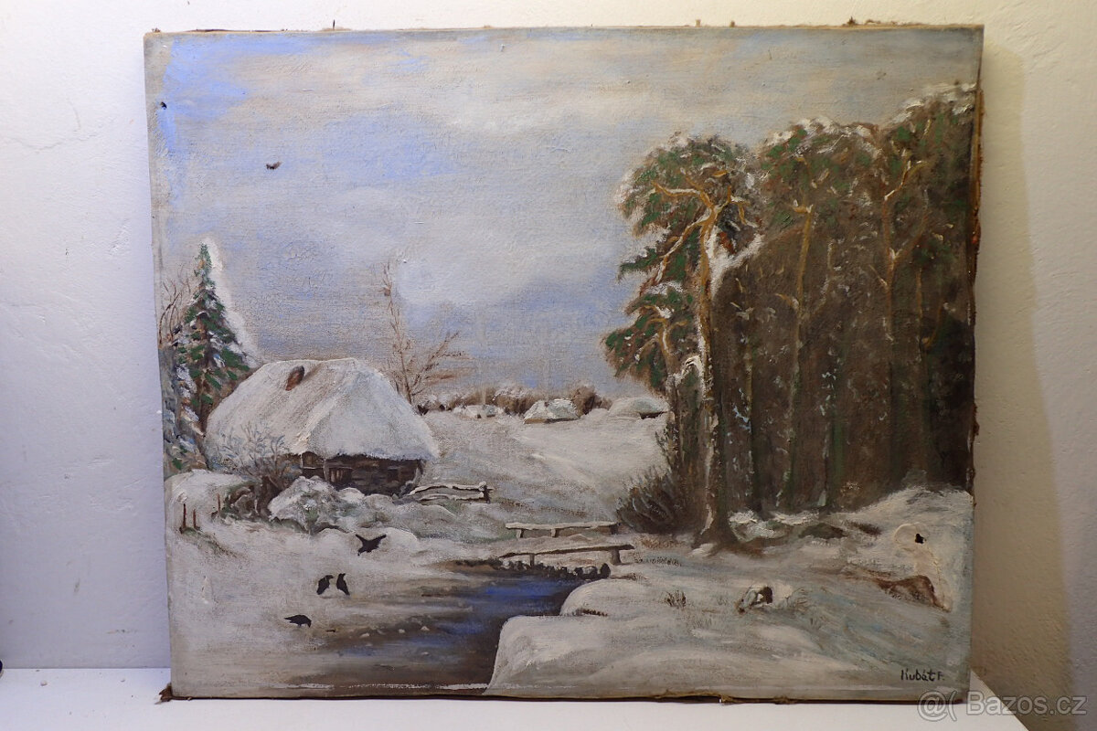 Obraz z půdy - olej - 2