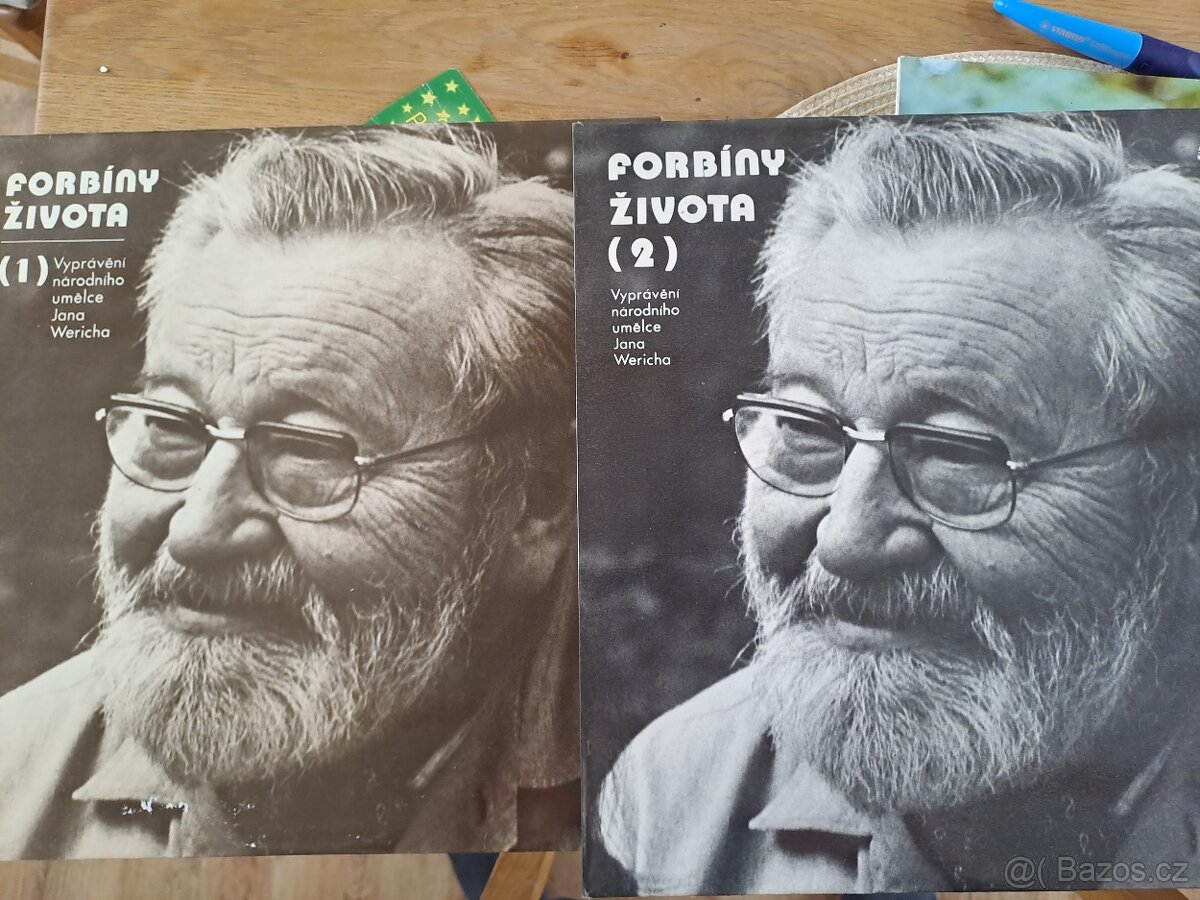 3x vinyl Jan Werich - Fimfárum - 2× Felix Holzmann - 2