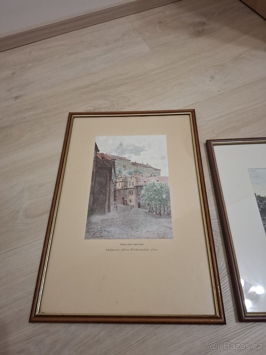 Reprodukce obrazů Václava Jansy (pasparty) - 2