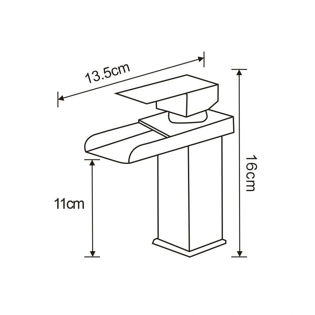 Mexen Hydra umyvadlová baterie, chromová - 2