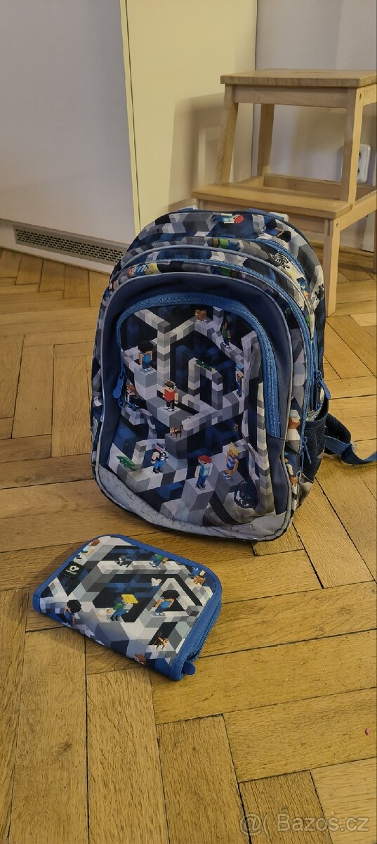 Aktovka + penál Minecraft - 2