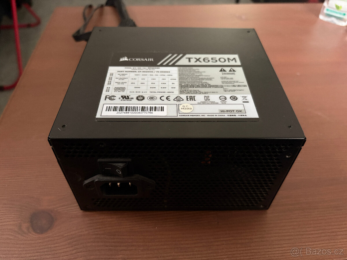 Zdroj Corsair TX650M - 2