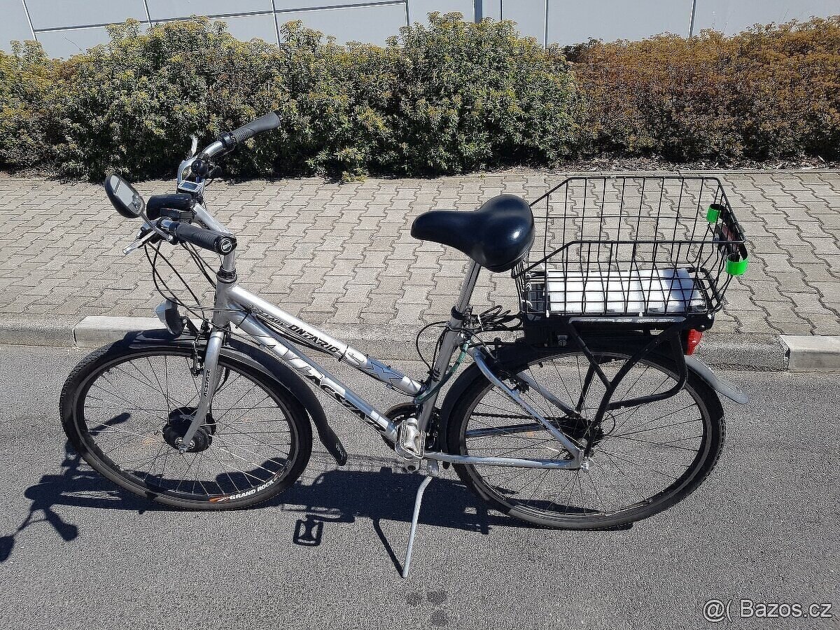 Dámské elektrokolo s košíkem na nákupy - 2