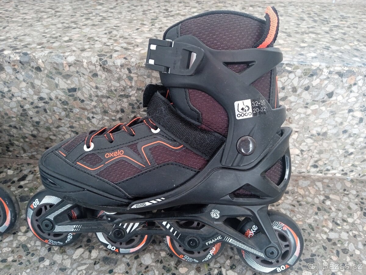 Kolečkové brusle Oxelo vel. 32-35 - 2
