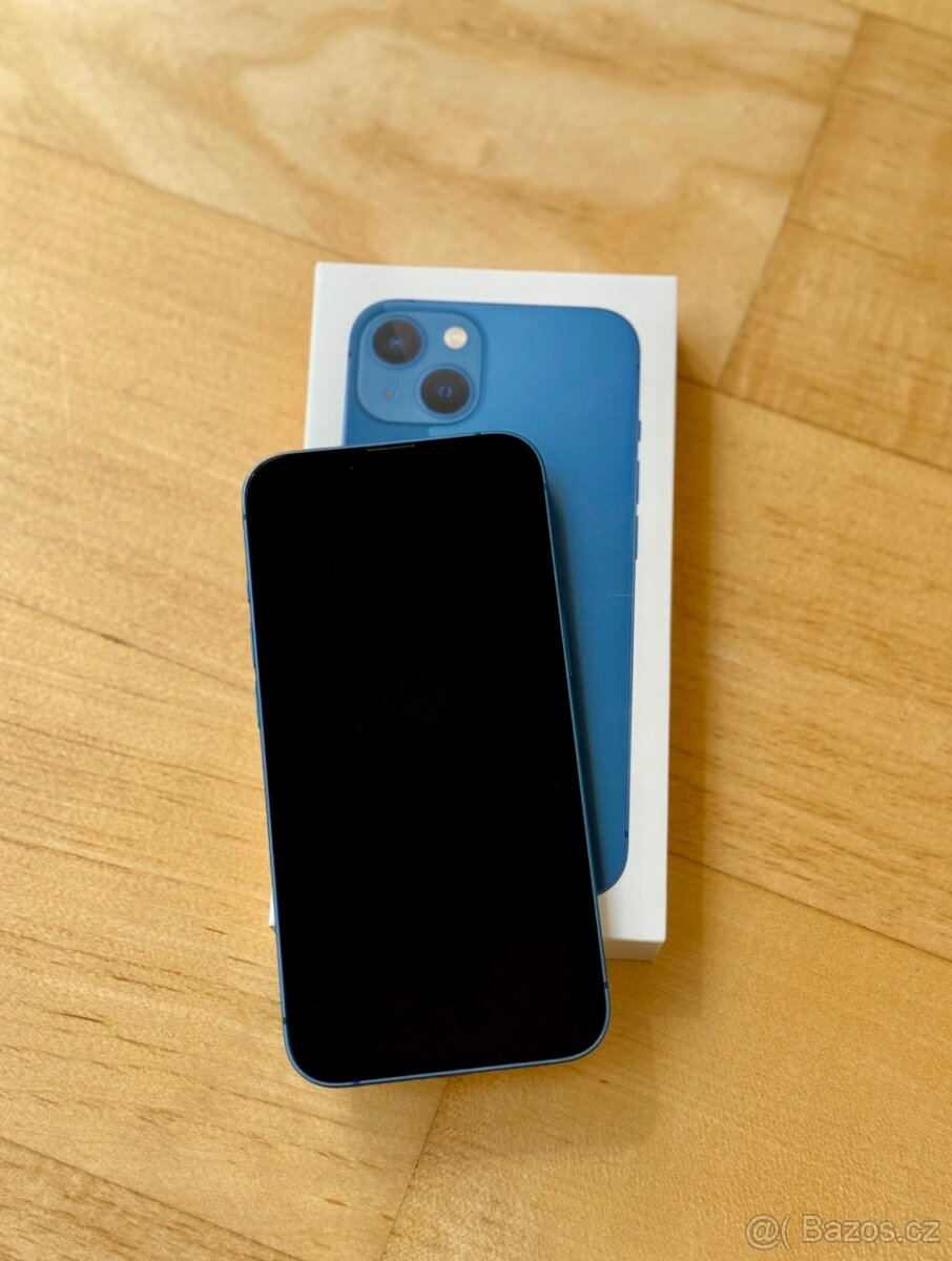 iPhone 13 Blue BATERIE 100% TOP - 2