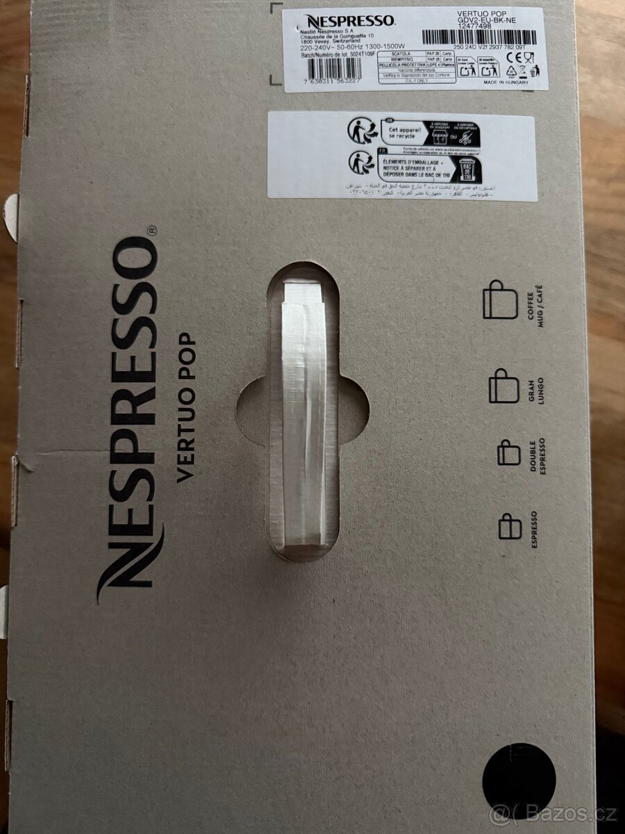 Nespresso Vertuo POP černý - 2