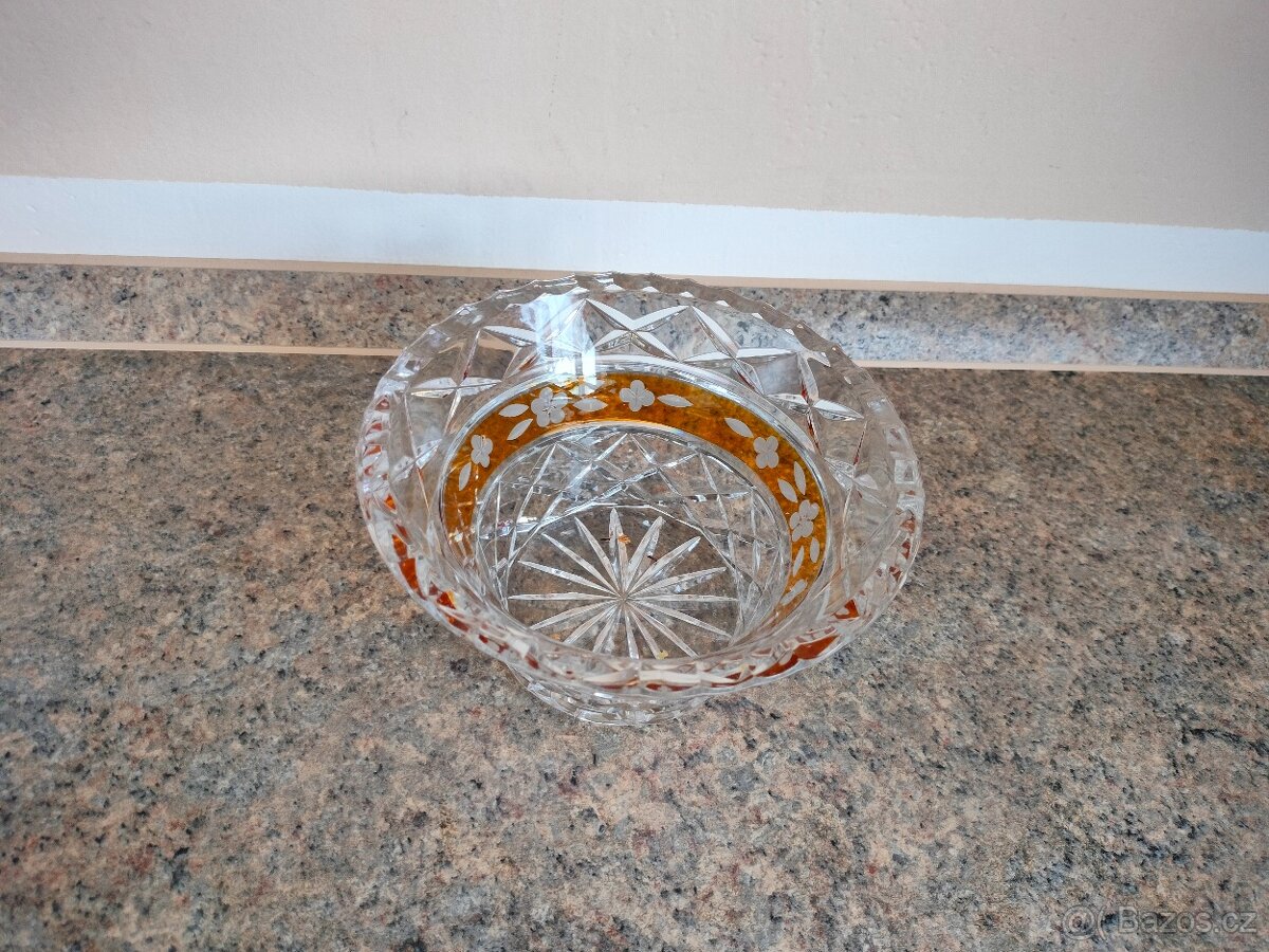 Broušená miska, 15x18 cm, - 2