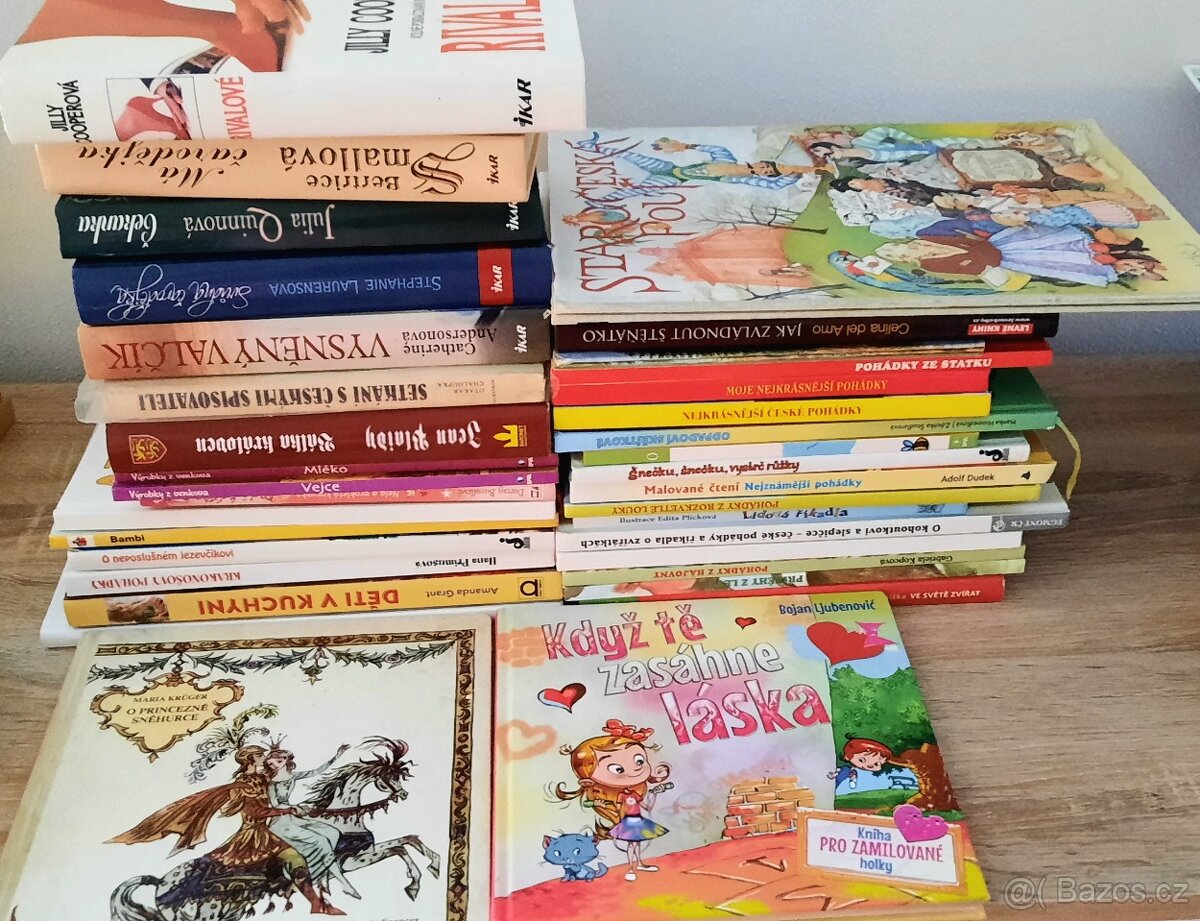 Úklid knihovny- mix knih - 2