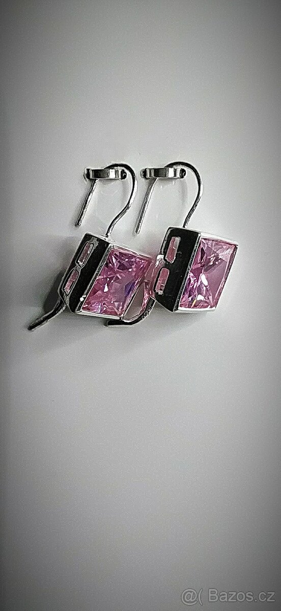 Stříbrné náušnice (925/1000) - český punc - 2