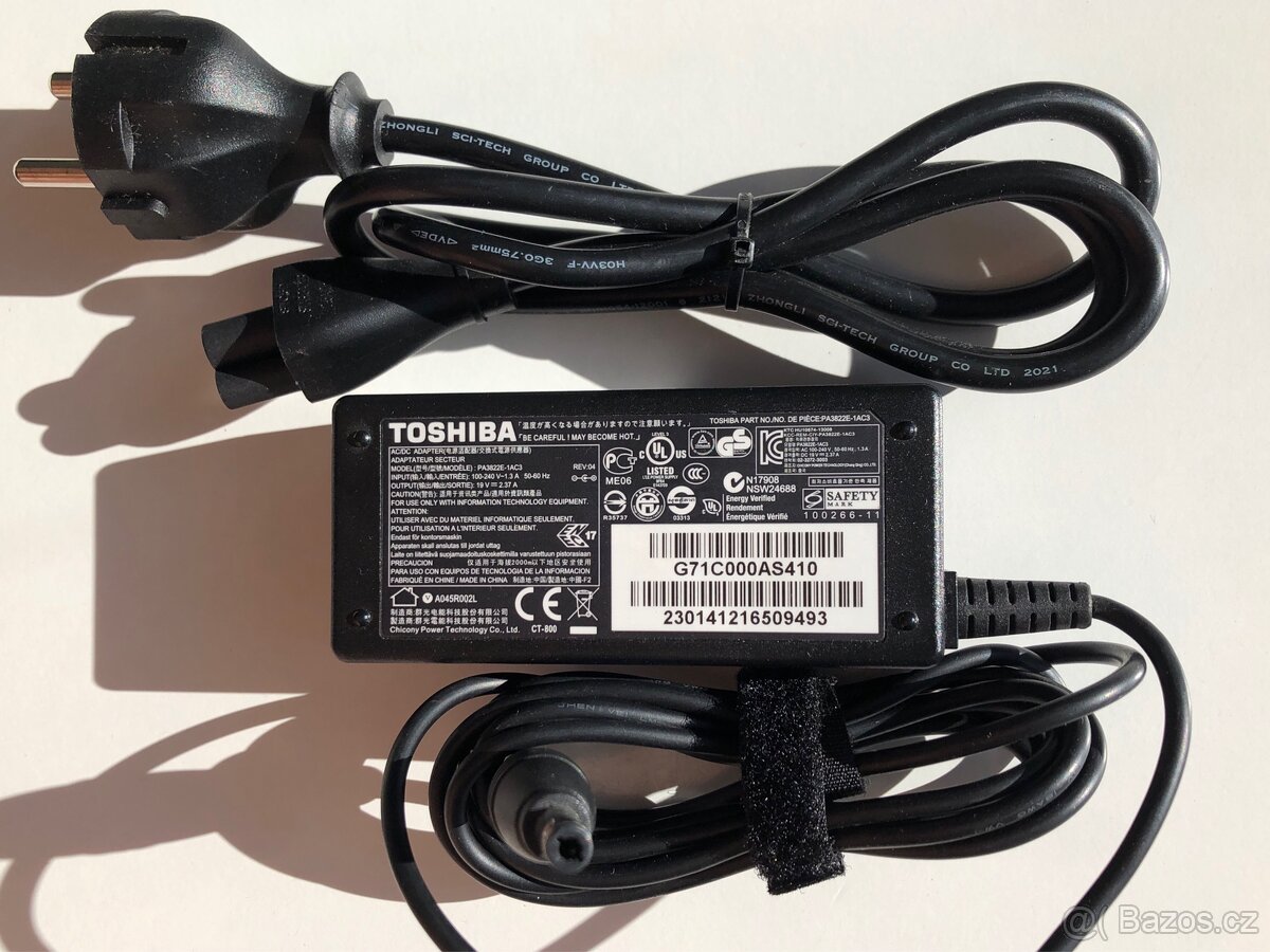 Originální nabíječi adaptér TOSHIBA - 2
