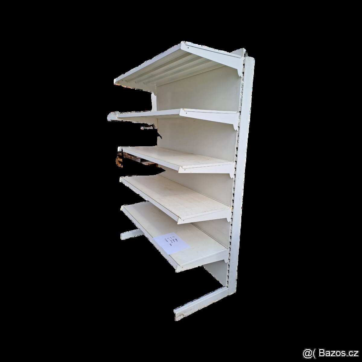 Regál kovový bílý - 2
