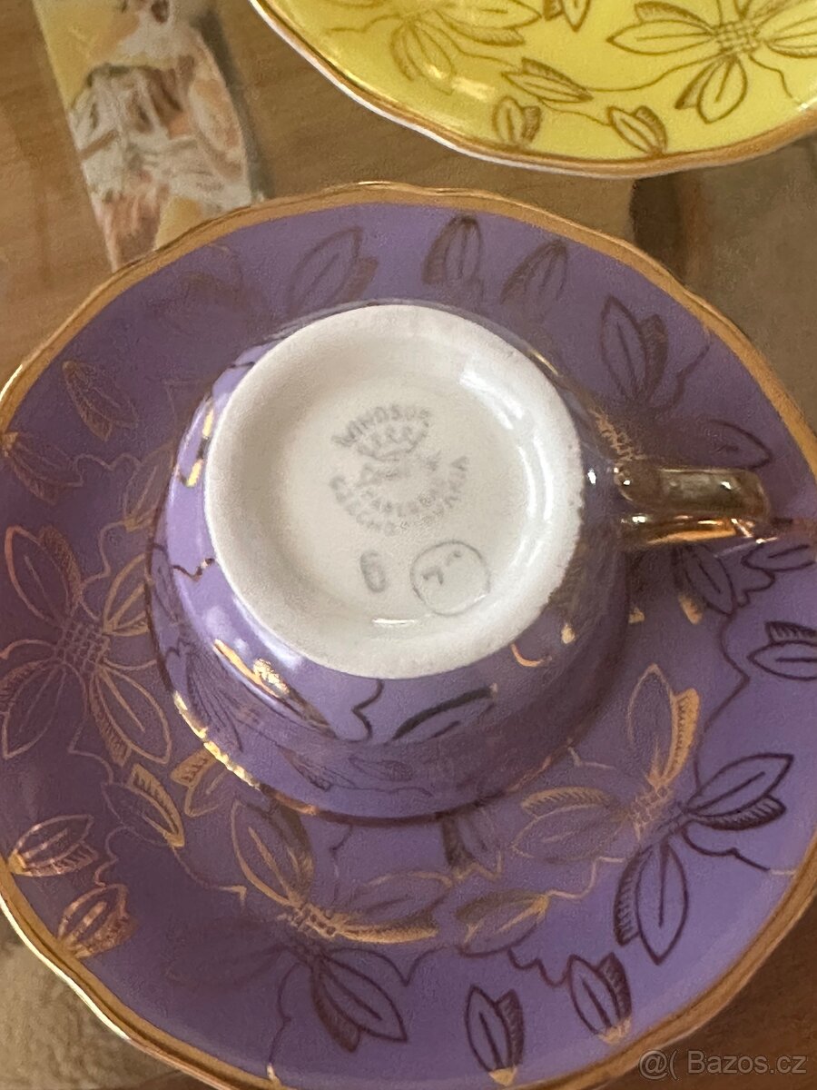 Sada 5 kávových šálků, zn. Windsor - 2