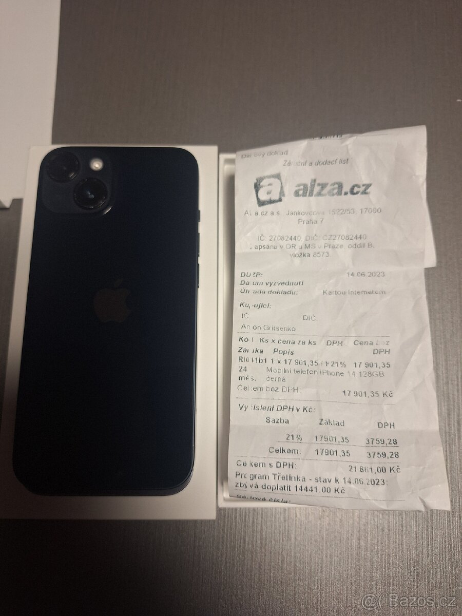 iPhone 14 – černý 128 GB - 2