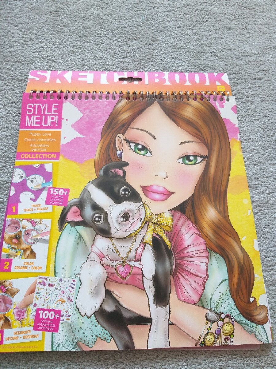 Omalovánky se samolepkami - 2