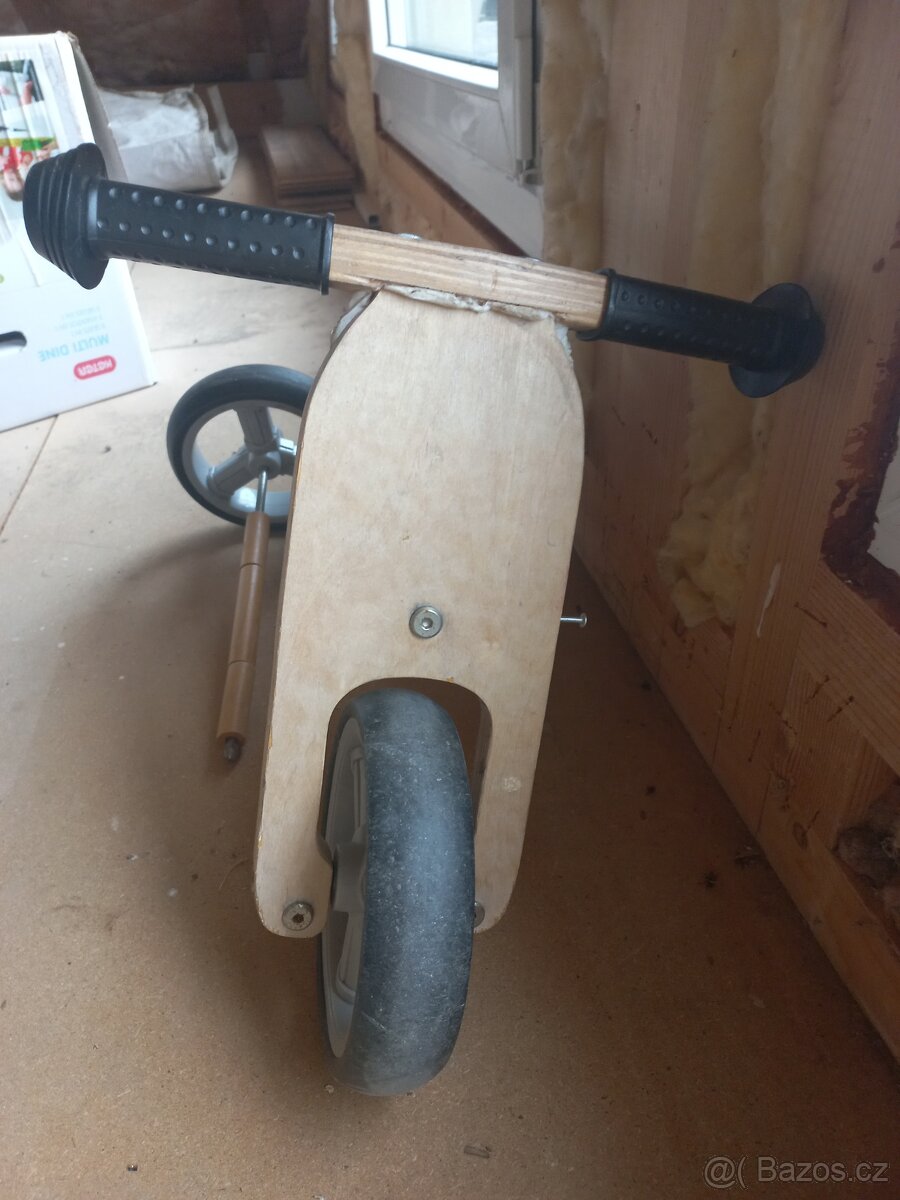 dřevěné odrážedlo 2 v 1 mini - 2