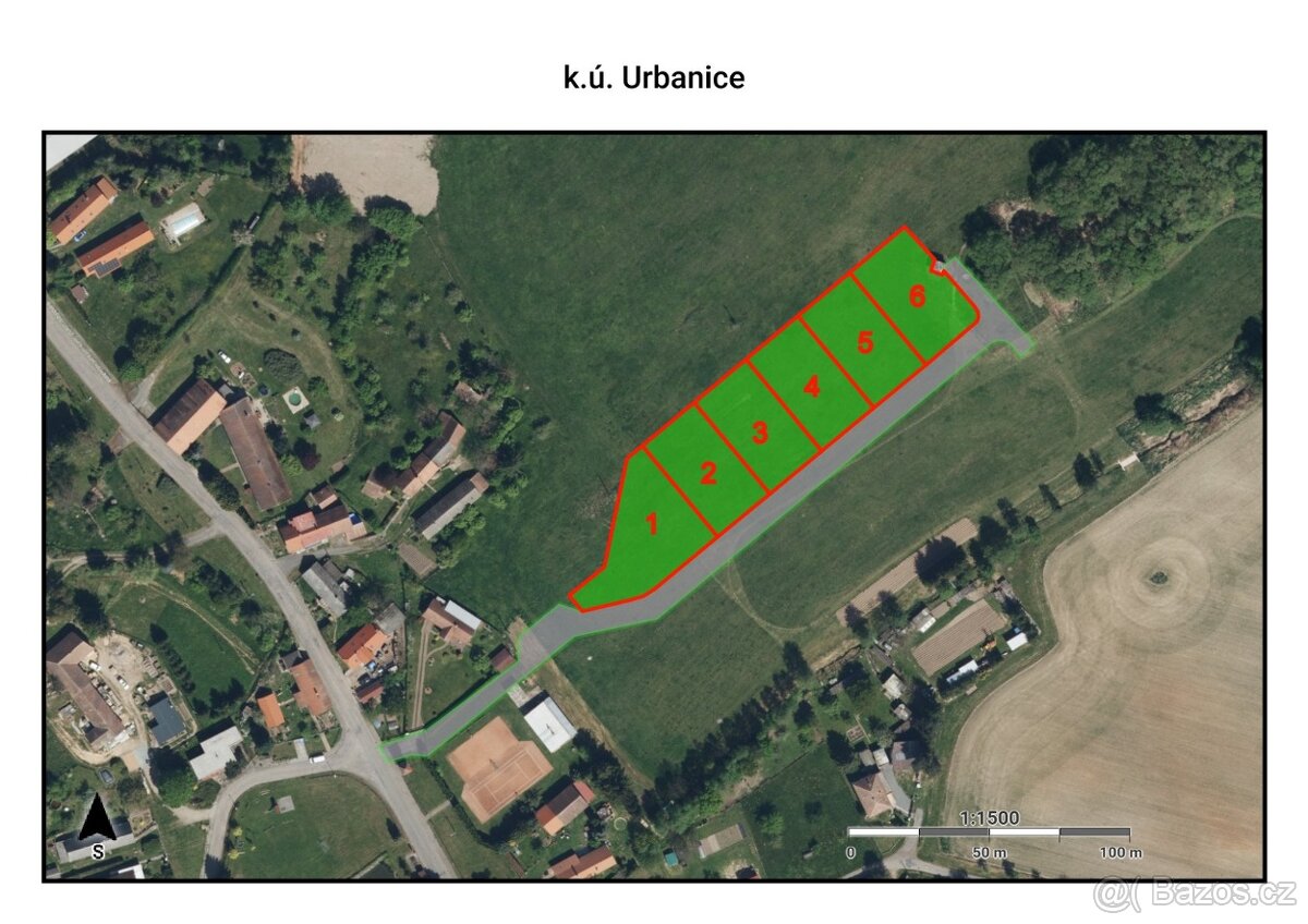 Prodej stavebních pozemků, Urbanice (okr. Pardubice) - 2