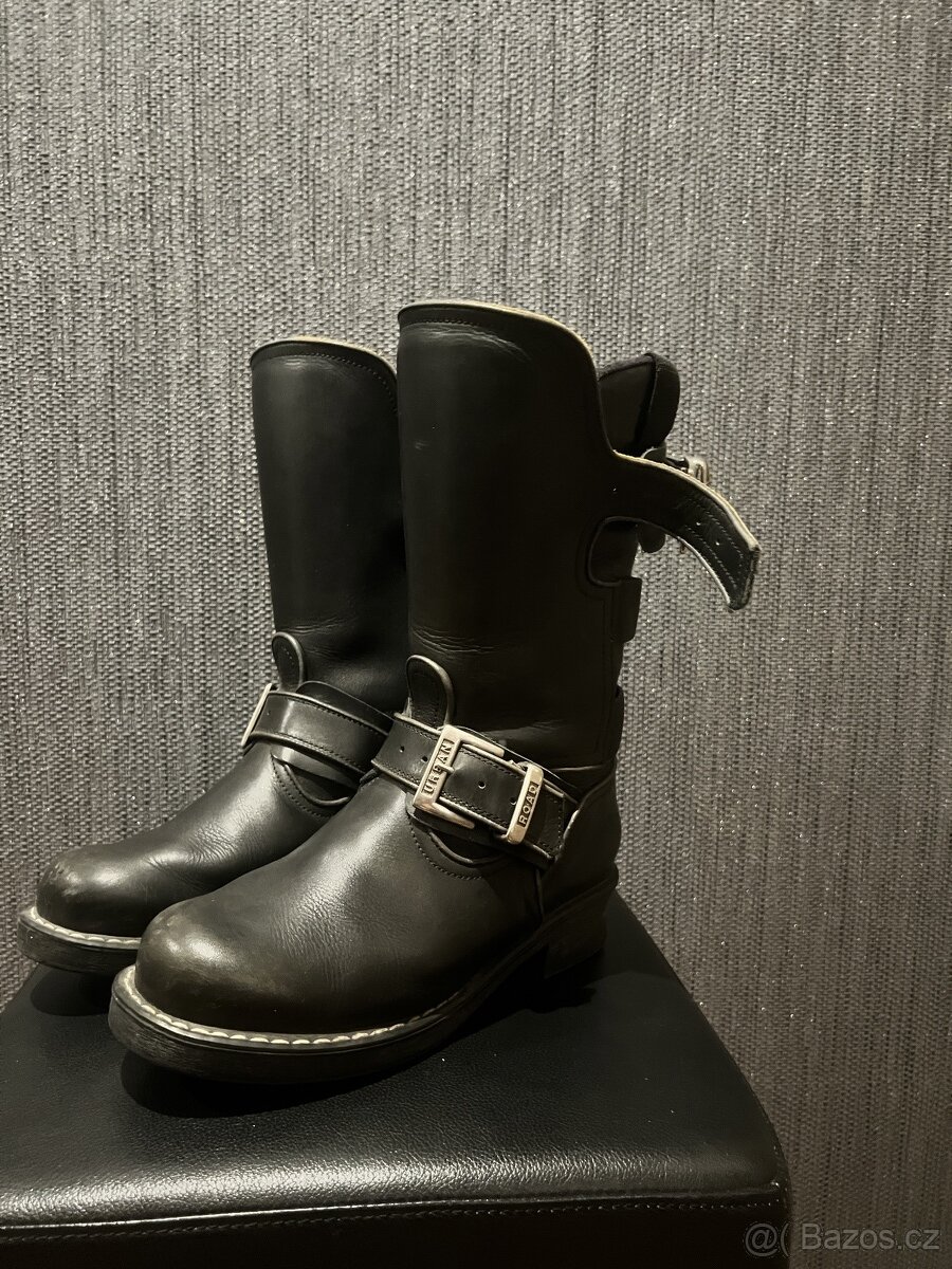 Motorkářské kožené boty Daytona, velikost 39 - 2