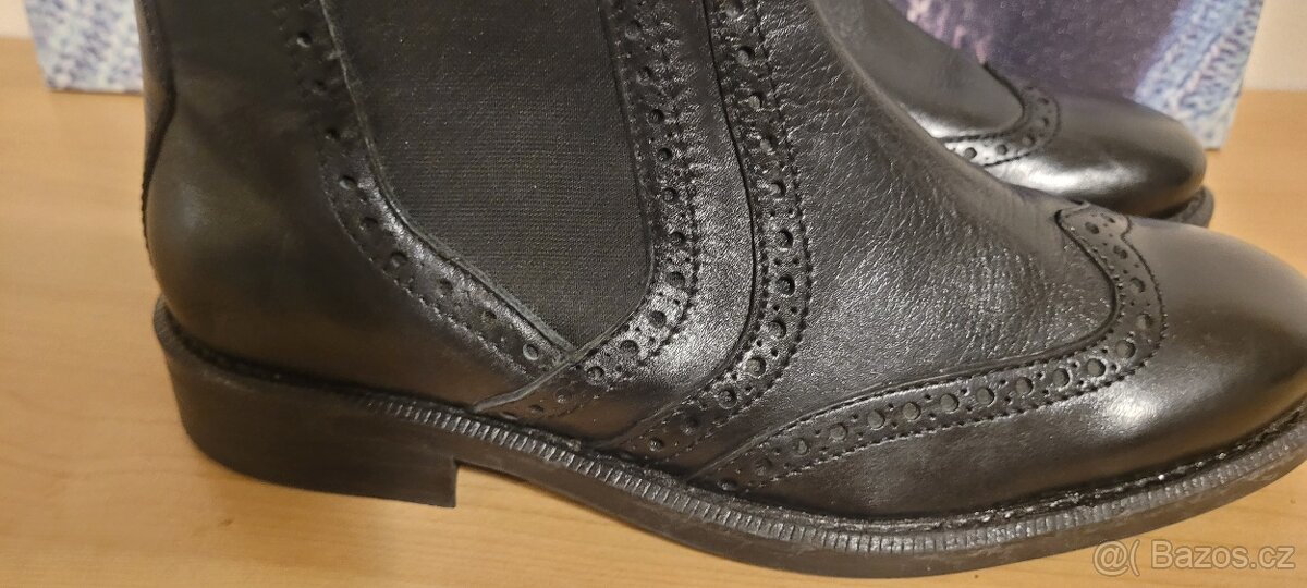 Kožené kotníkové boty - 2