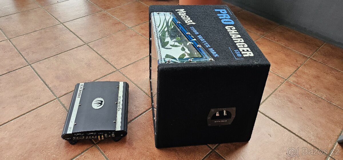 Subwoofer + zesilovač - 2