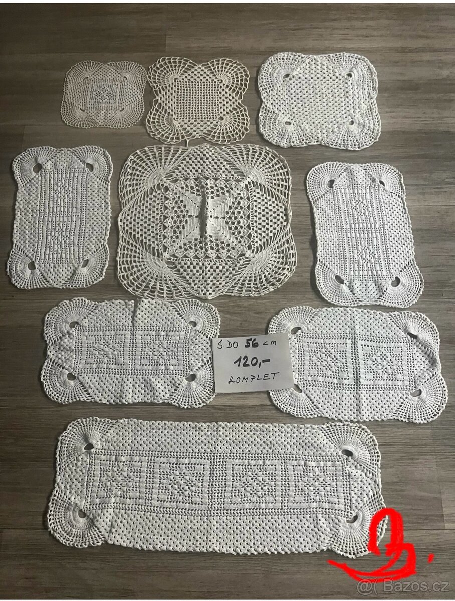 Háčkované dečky-ruční práce - 2