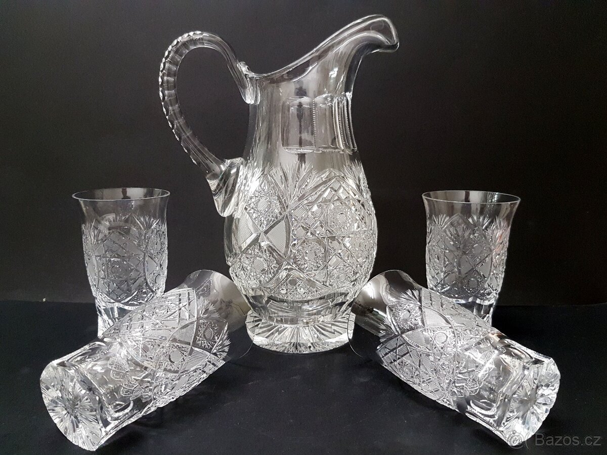 Karafa a 4x sklenice - 2