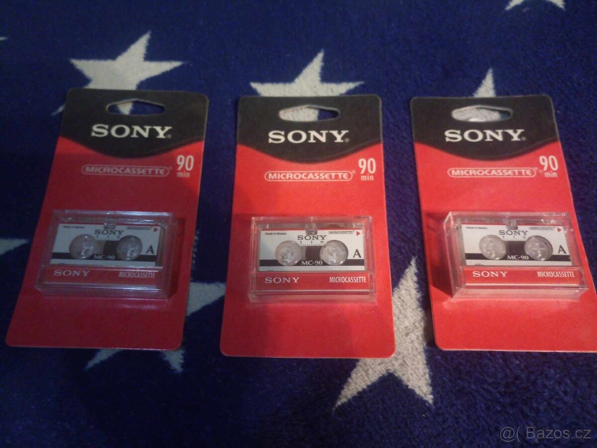 Kazety, Micro kazety, Záznamové kazety, NOVÉ - 2