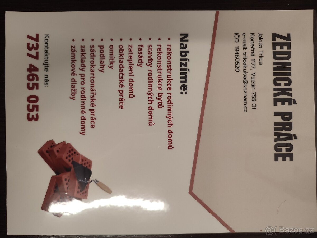 Zednické práce - 2