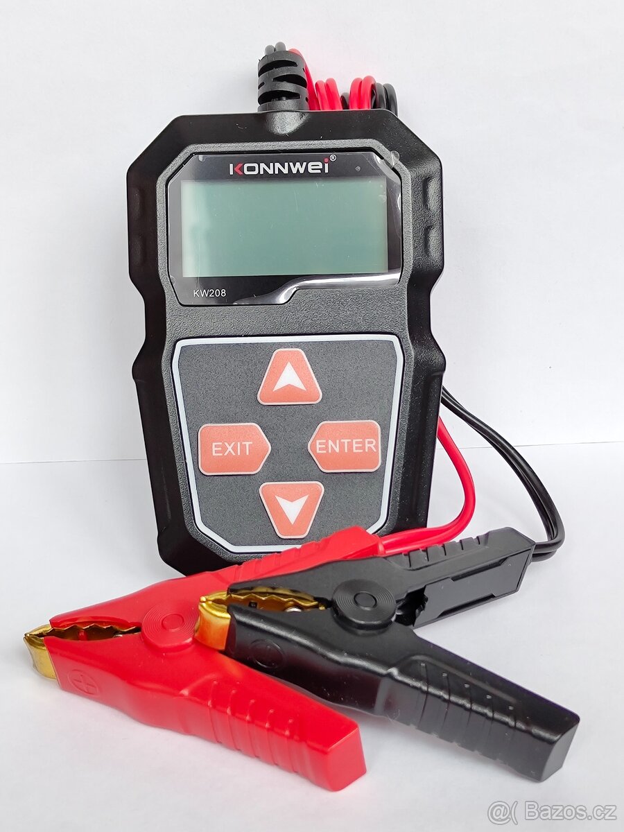 Tester autobaterie KONNWEI KW208. Systémové napětí 12 voltů - 2