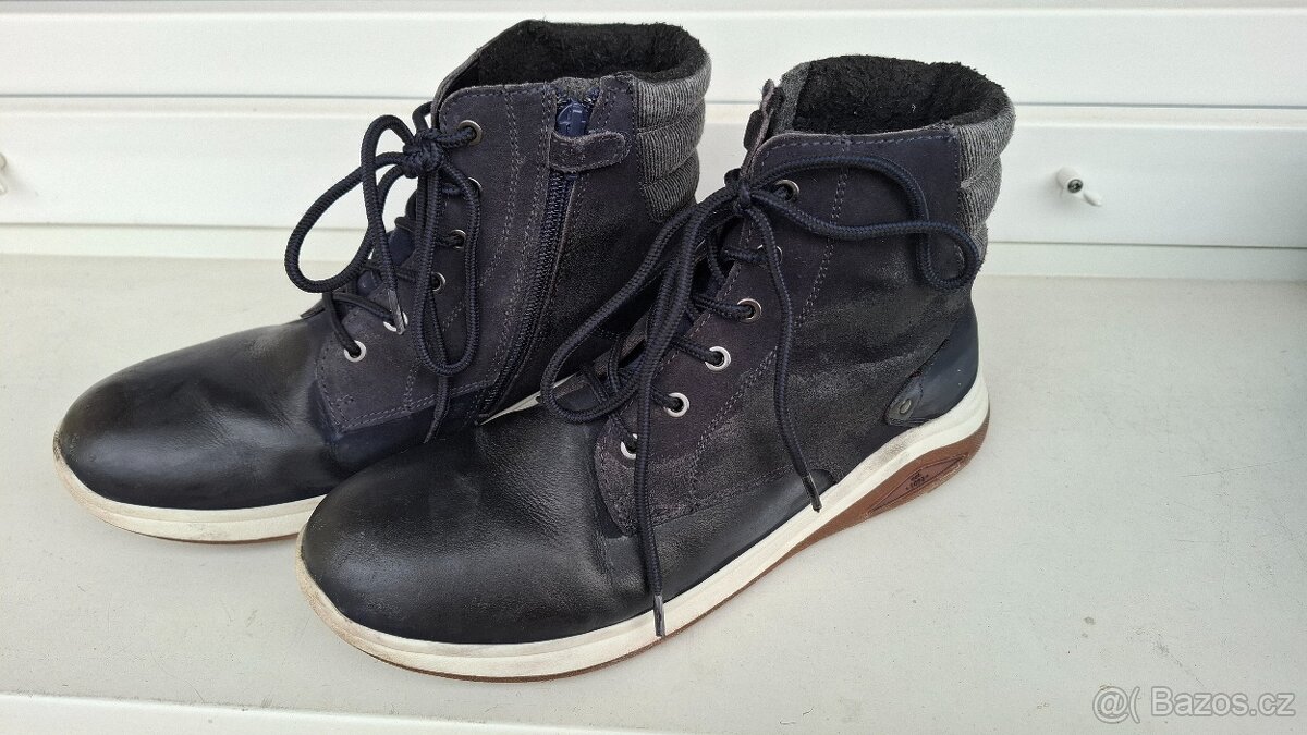 Celokožené teplé pánské zimní boty vel. 40 zn. Richter - 2