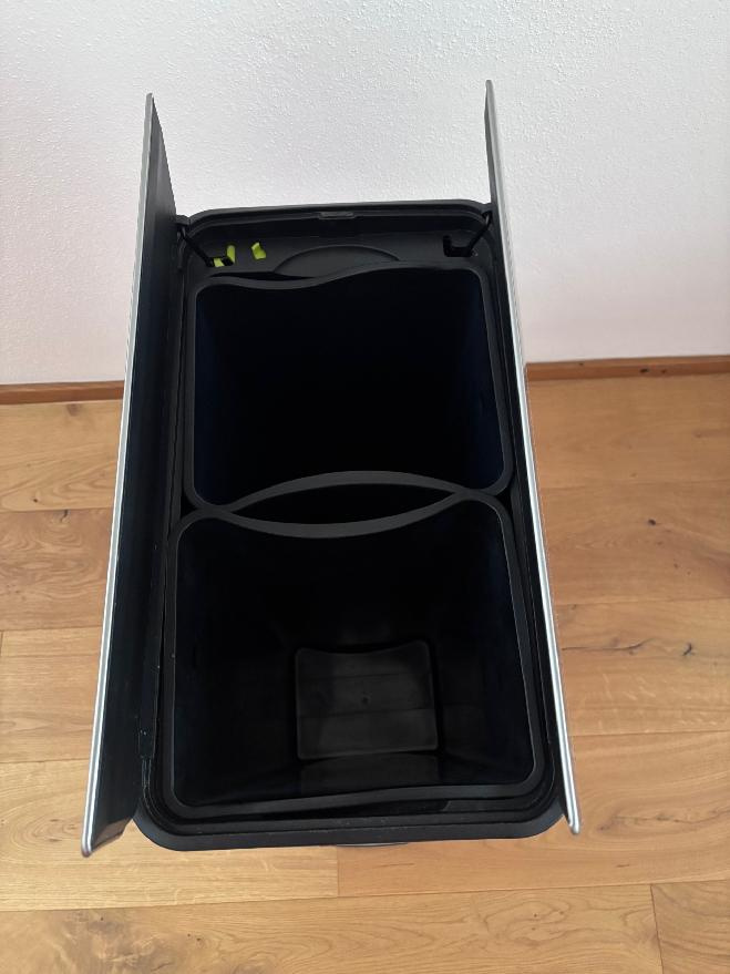 Odpadkový koš WESCO, Big Double Master 2x20l červený - 2