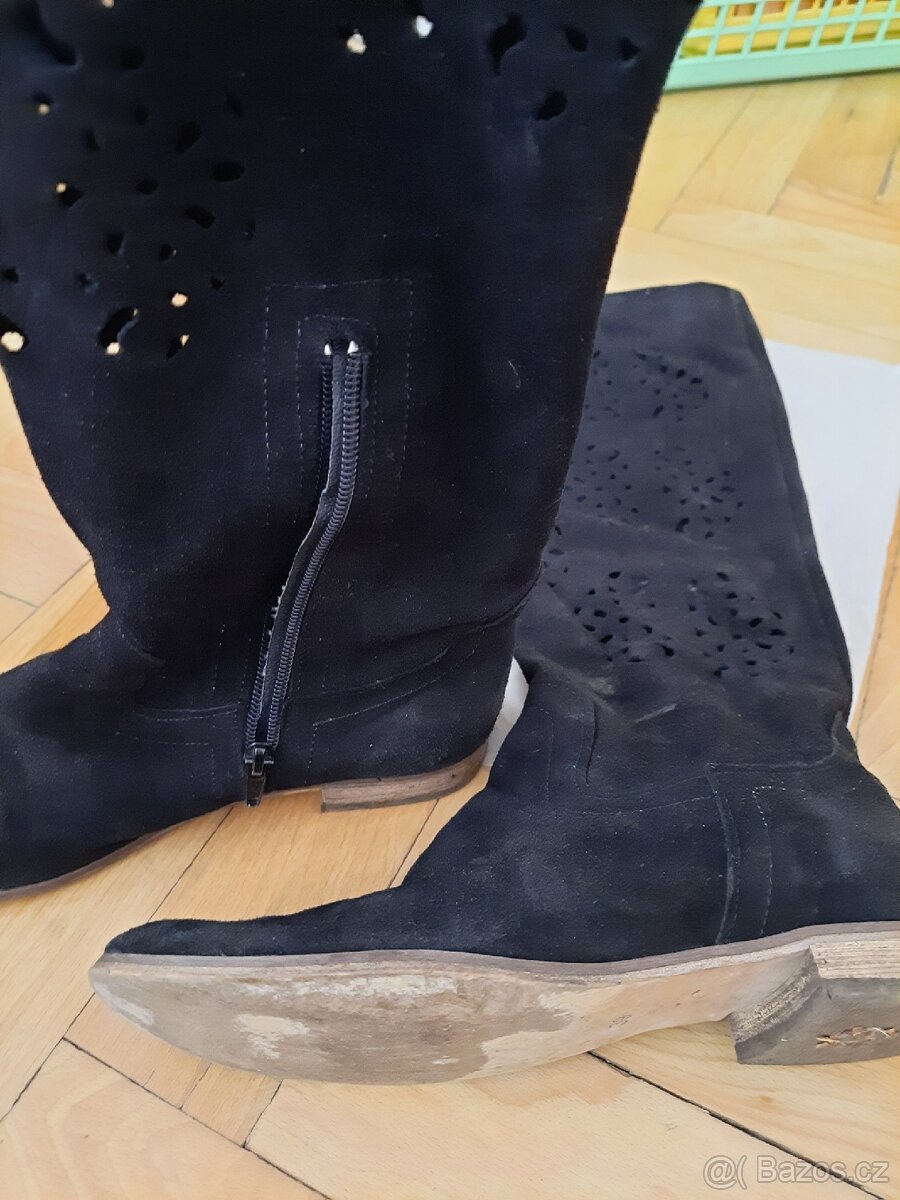 Kožené kozačky - 2