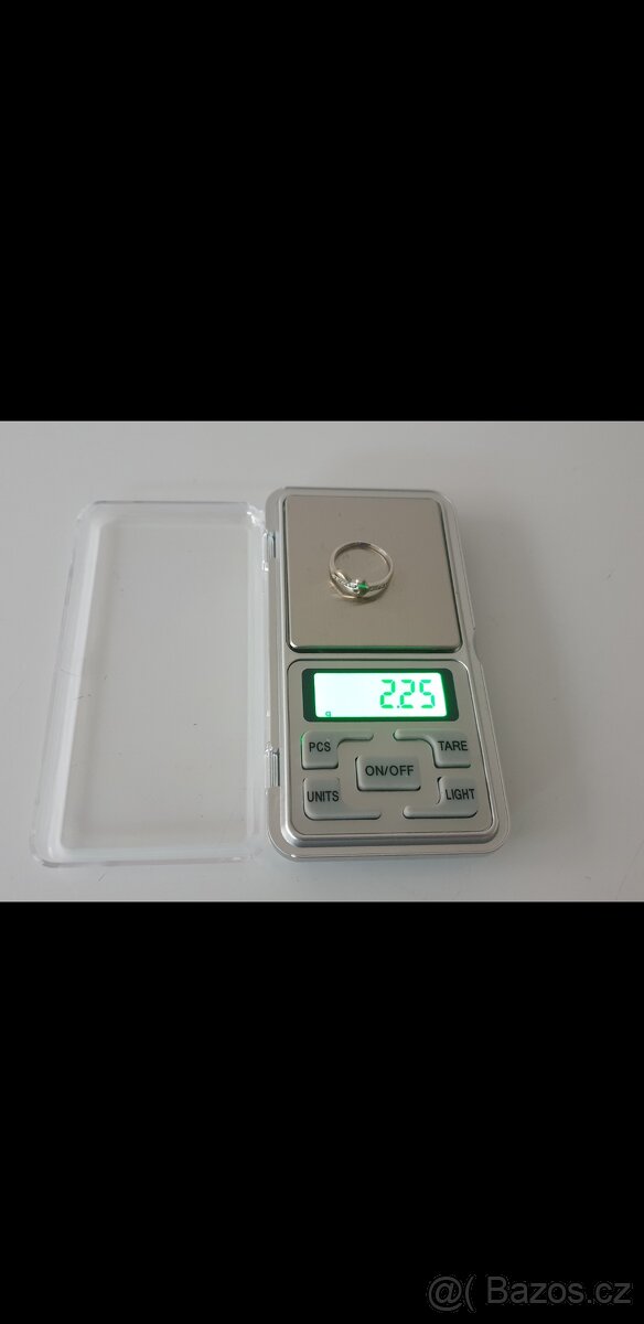 Prsten bílé zlato - 2