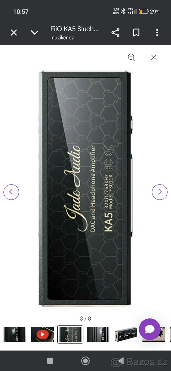 Sluchátkový zesilovač DAC Fiio Ka5 - 2