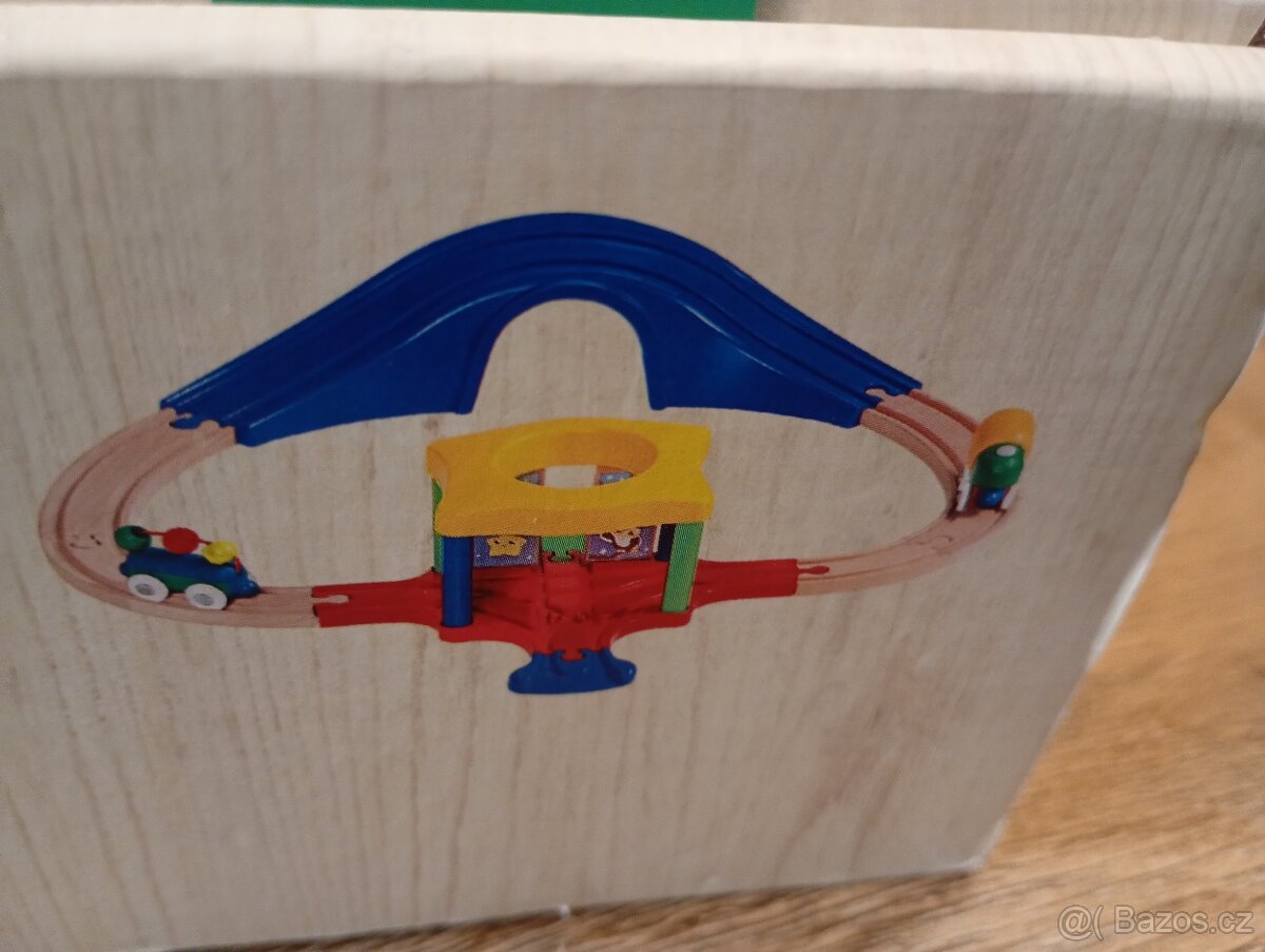 2x dřevěná vláčkodráha - 2